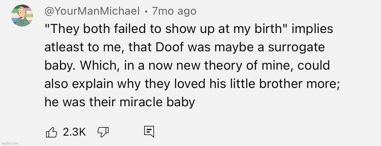 Saw this headcanon on how doofenshmirtz’s parents missed his birth, and it makes a lot of sense | made w/ Imgflip meme maker