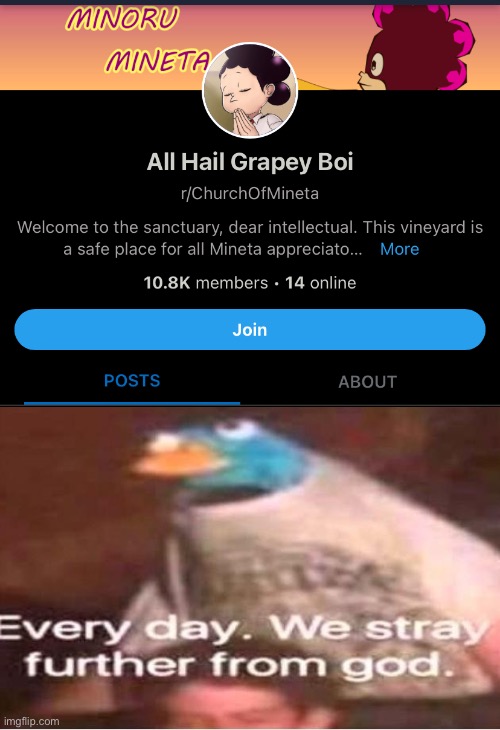 Every day. We stray further from God. | image tagged in every day we stray further from god,mha | made w/ Imgflip meme maker