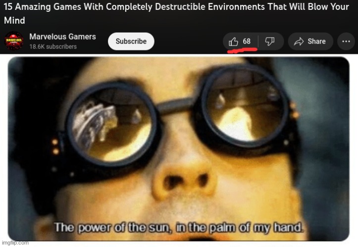 >:) | image tagged in the power of the sun in the palm of my hand | made w/ Imgflip meme maker