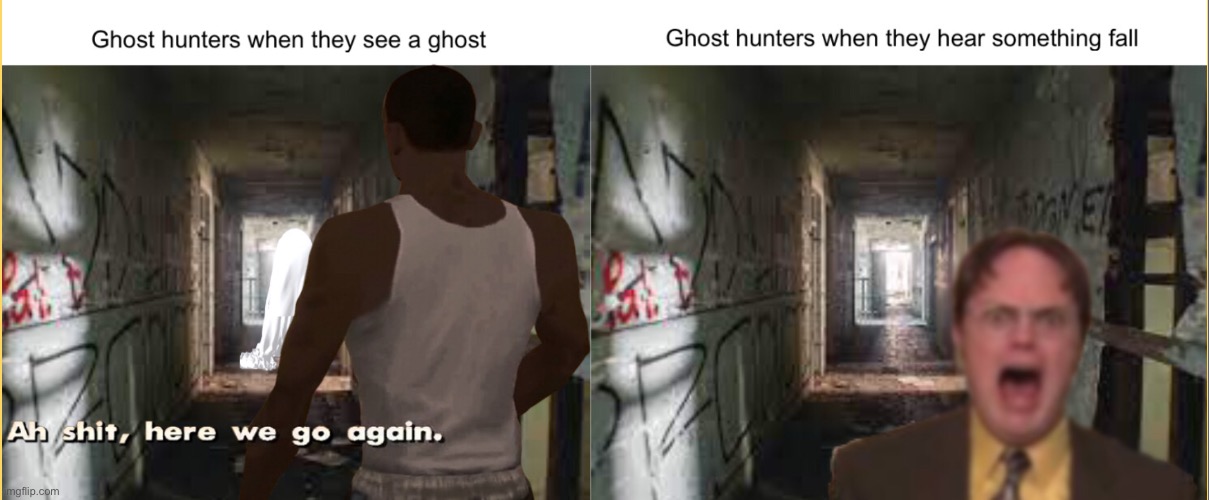 Dwight screaming | image tagged in ghost,ghosts,spoopy,spooky | made w/ Imgflip meme maker