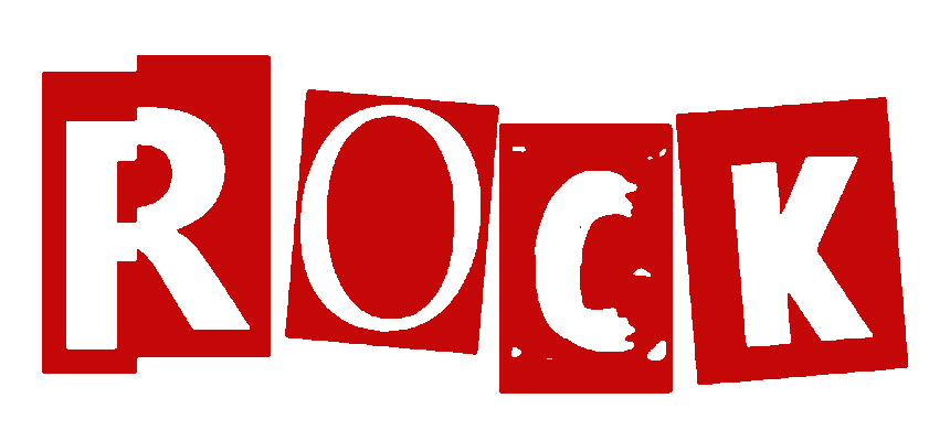 Rock letras rojas Meme Template