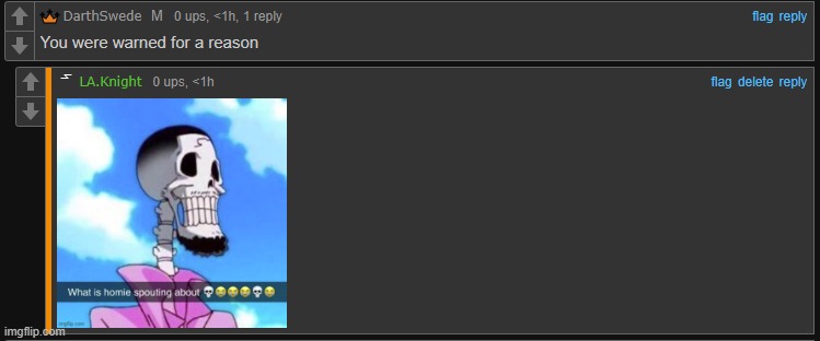 I didn't do anything wrong, I responded to a random bozo's comment | made w/ Imgflip meme maker