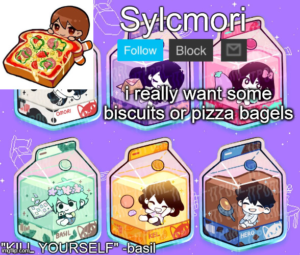 onori!! | i really want some biscuits or pizza bagels | image tagged in onori | made w/ Imgflip meme maker