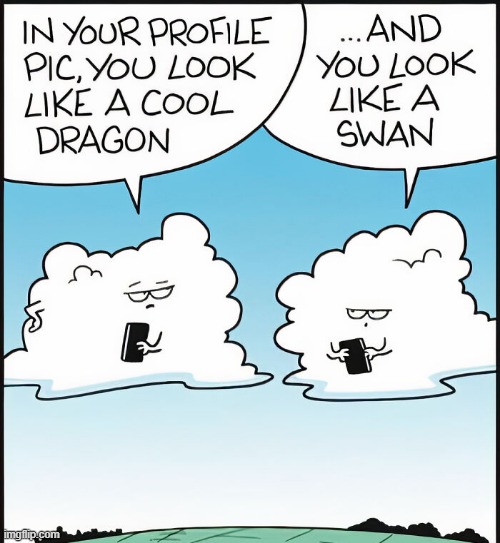 Clouds | image tagged in comics | made w/ Imgflip meme maker