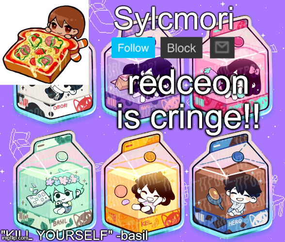 onori!! | redceon is cringe!! | image tagged in onori | made w/ Imgflip meme maker