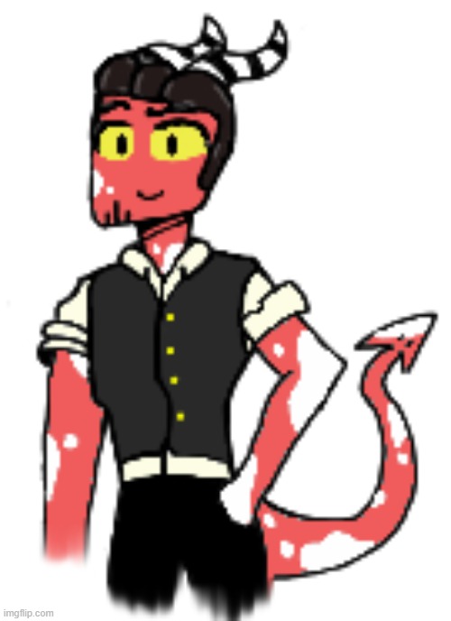 My HB oc (still WIP and need name ideas) | made w/ Imgflip meme maker