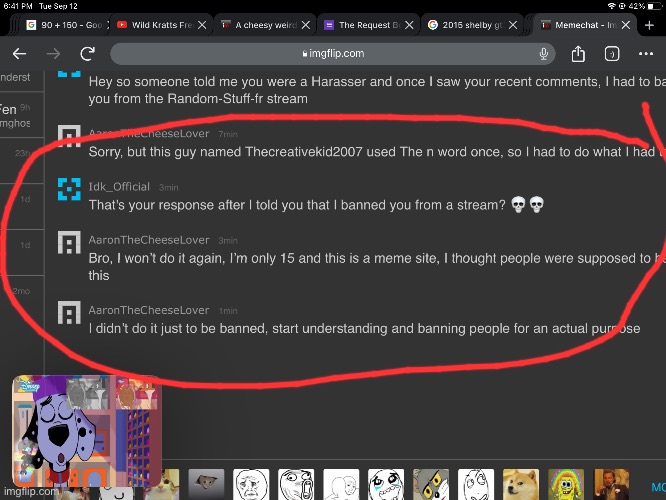 It was Thecreativekid2007’s fault, not mine, exactly like Roblox so start banning people for an actual reason, | image tagged in banned | made w/ Imgflip meme maker