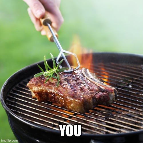 Grilled | YOU | image tagged in grilled | made w/ Imgflip meme maker