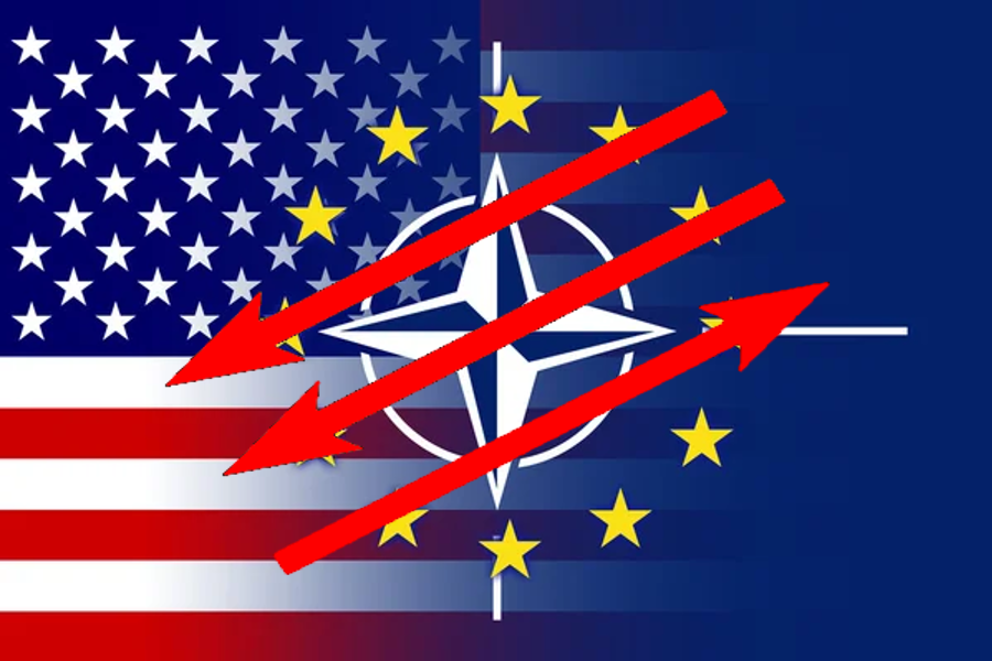 High Quality Anti-US/EU/NATO Left Flag Blank Meme Template