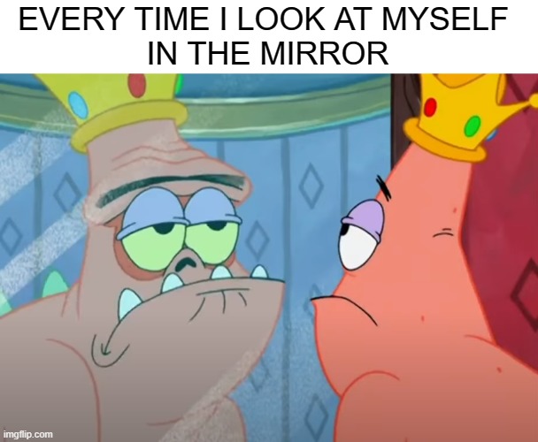 . | EVERY TIME I LOOK AT MYSELF 
IN THE MIRROR | made w/ Imgflip meme maker
