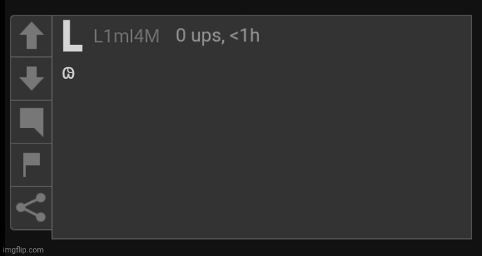 ? | 𐑀 | image tagged in l1m_l4m blank comment | made w/ Imgflip meme maker
