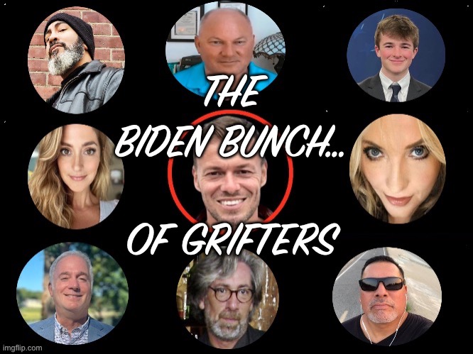 THE BIDEN BUNCH…; OF GRIFTERS | image tagged in joe biden,donald trump,troll,gop,republicans,twitter | made w/ Imgflip meme maker