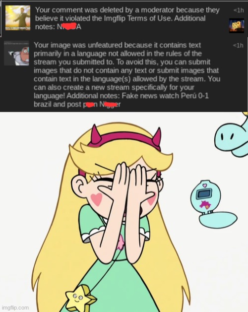 Oh come on. | image tagged in star butterfly severe facepalm | made w/ Imgflip meme maker