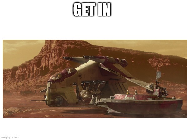 GET IN | made w/ Imgflip meme maker