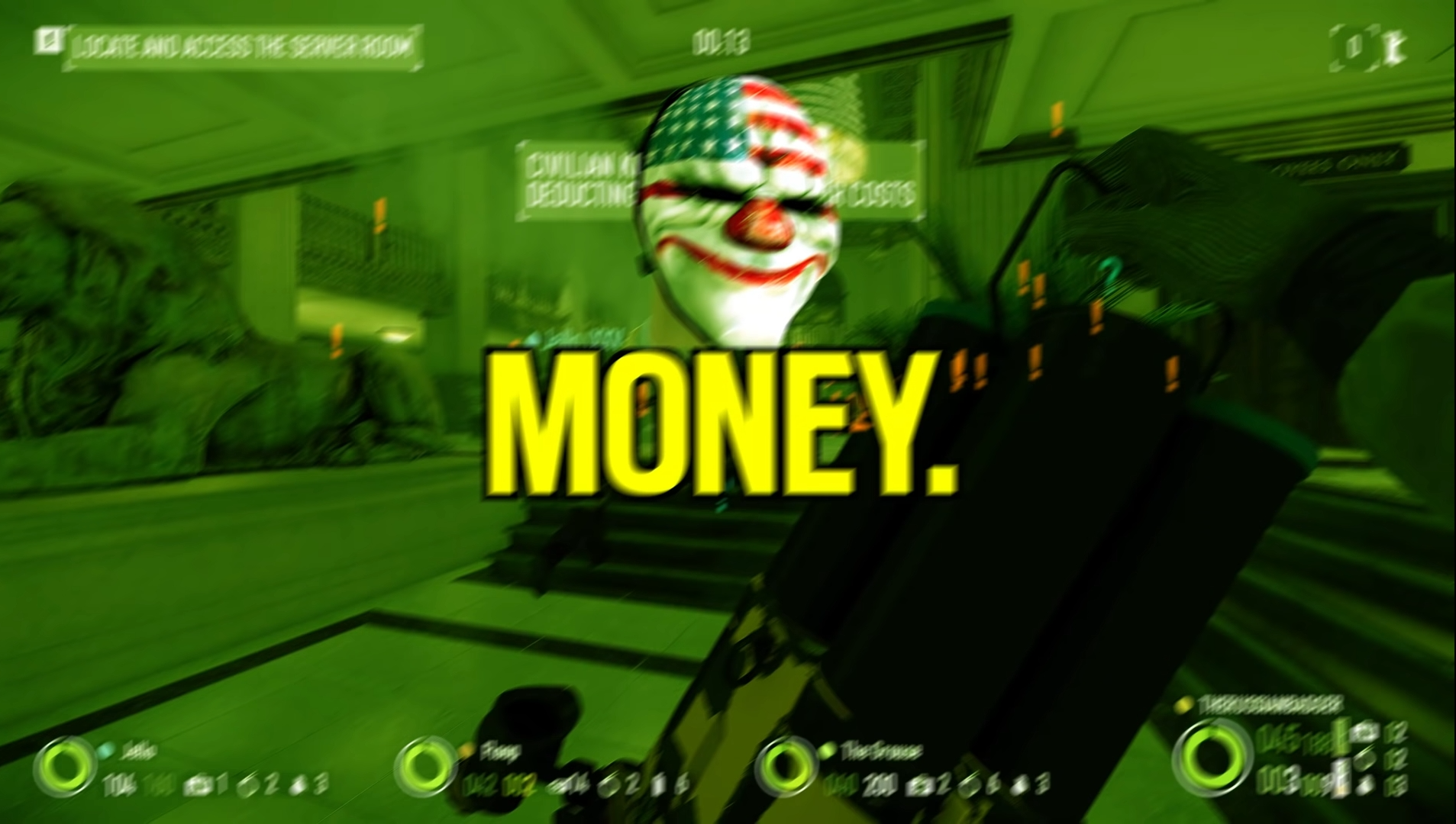 Russianbadger United Bank of MONEY payday 2 Blank Meme Template