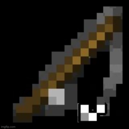 Minecraft fishing rod | image tagged in minecraft fishing rod | made w/ Imgflip meme maker