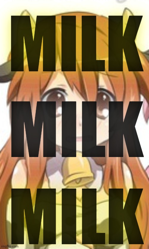 Mooo | MILK; MILK; MILK | image tagged in moo,cowgirl,anime girl | made w/ Imgflip meme maker
