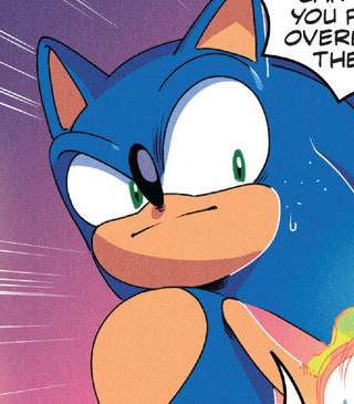 High Quality sonic nervous Blank Meme Template
