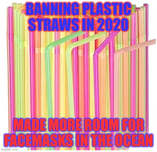 Save the Turtles | BANNING PLASTIC STRAWS IN 2020; MADE MORE ROOM FOR FACEMASKS IN THE OCEAN | image tagged in memes,turtles,plastic straws,covid-19 | made w/ Imgflip meme maker
