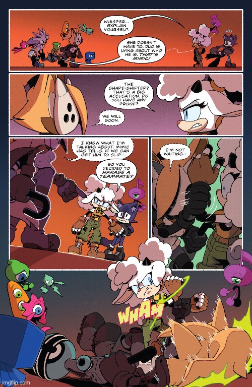 whisper is instantly my fave out of the new idw characters | made w/ Imgflip meme maker