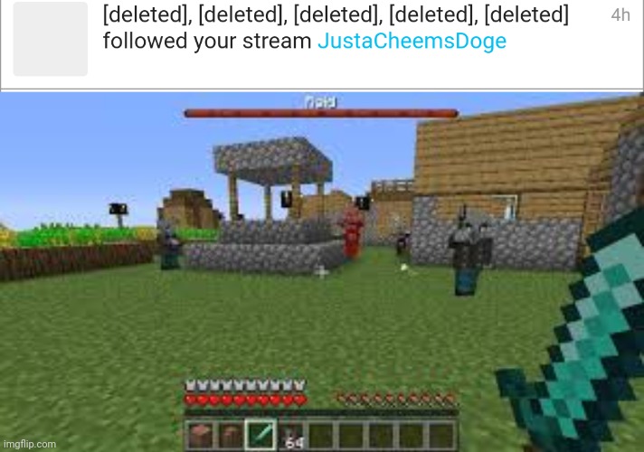 Raid | image tagged in minecraft raid,i spot a turkey alt | made w/ Imgflip meme maker