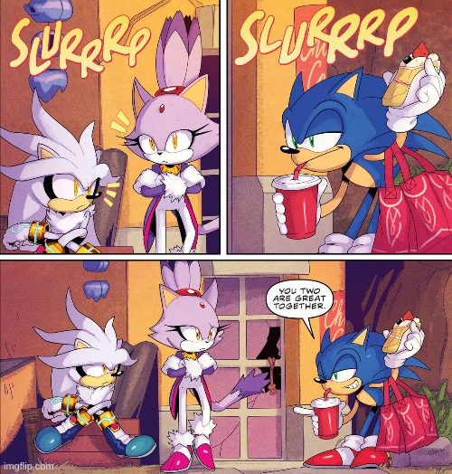 sega is AWARE of the shippers | made w/ Imgflip meme maker