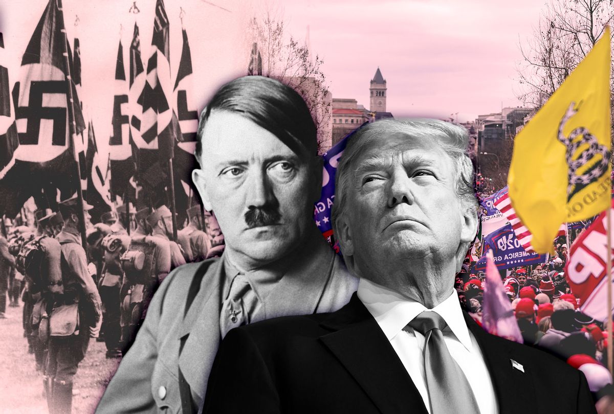 Trump Hitler Blank Meme Template
