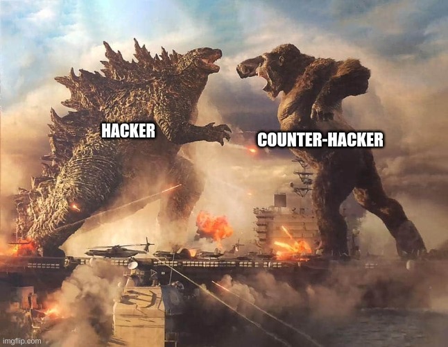 Epic battle | HACKER COUNTER-HACKER | image tagged in epic battle | made w/ Imgflip meme maker