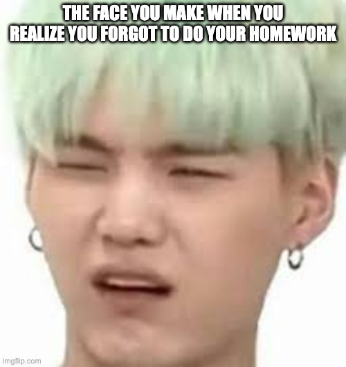 aRMY??? | THE FACE YOU MAKE WHEN YOU REALIZE YOU FORGOT TO DO YOUR HOMEWORK | image tagged in army | made w/ Imgflip meme maker
