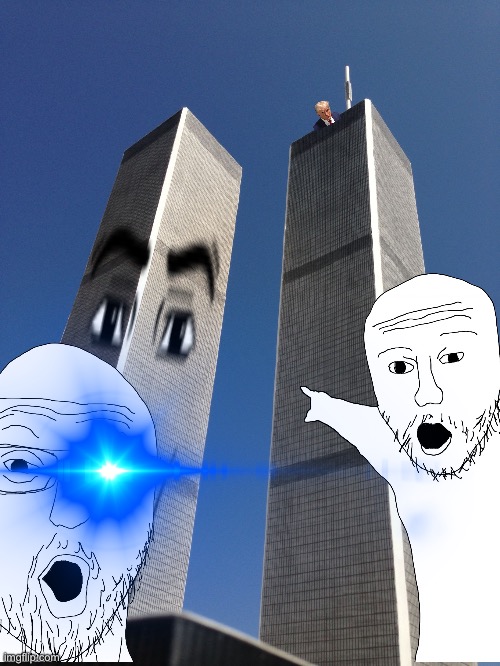 Twin Towers | image tagged in twin towers | made w/ Imgflip meme maker