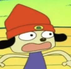High Quality Scared parappa Blank Meme Template