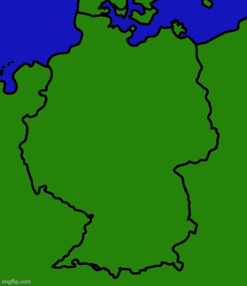Deutschland | image tagged in map,maps,mapping | made w/ Imgflip meme maker