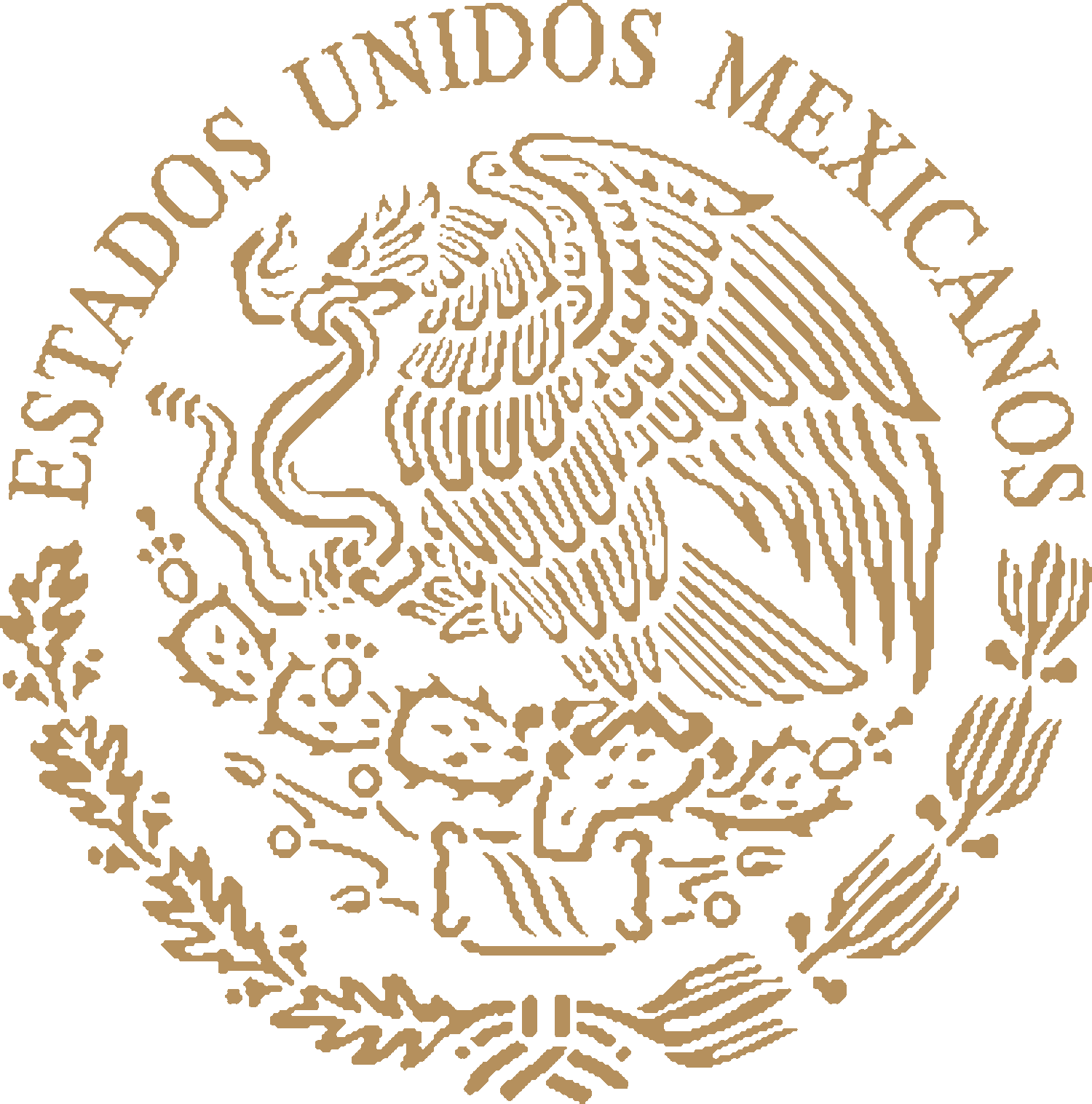 High Quality Escudo dorado de Mexico Blank Meme Template