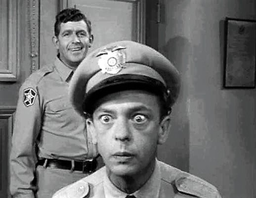 High Quality Andy Griffith and Barney Fife 1 Blank Meme Template