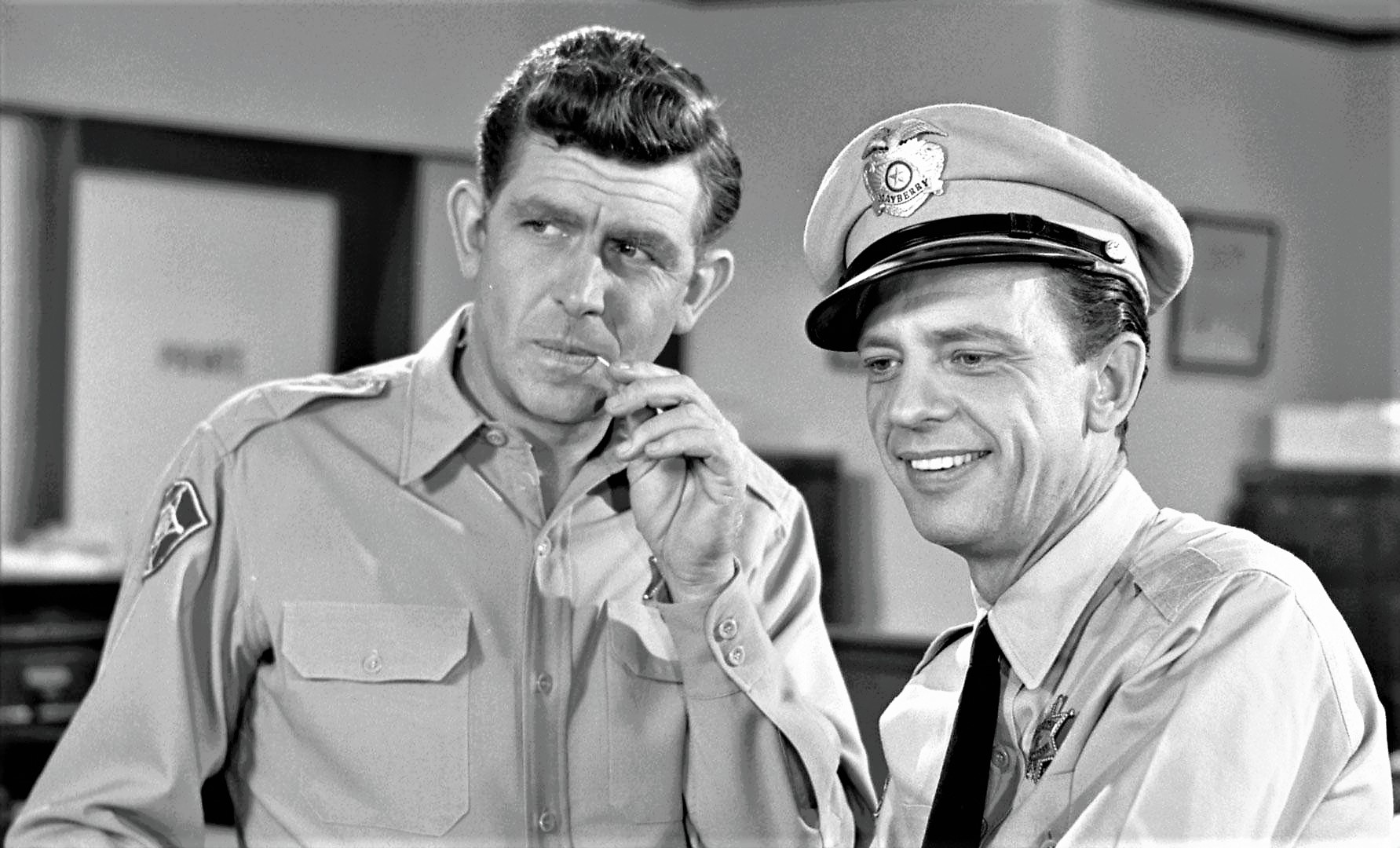 High Quality Andy Griffith and Barney Fife 2 Blank Meme Template