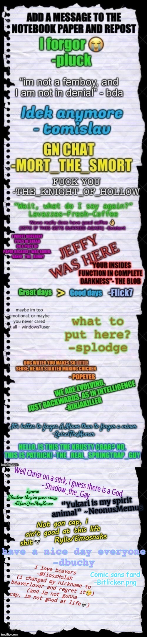 Comic sans fard
-Bitlicker.png | made w/ Imgflip meme maker