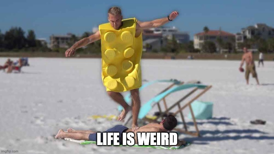 LIFE IS WEIRD | made w/ Imgflip meme maker