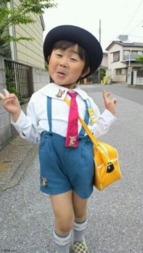 japanese student kid | image tagged in japanese student kid | made w/ Imgflip meme maker