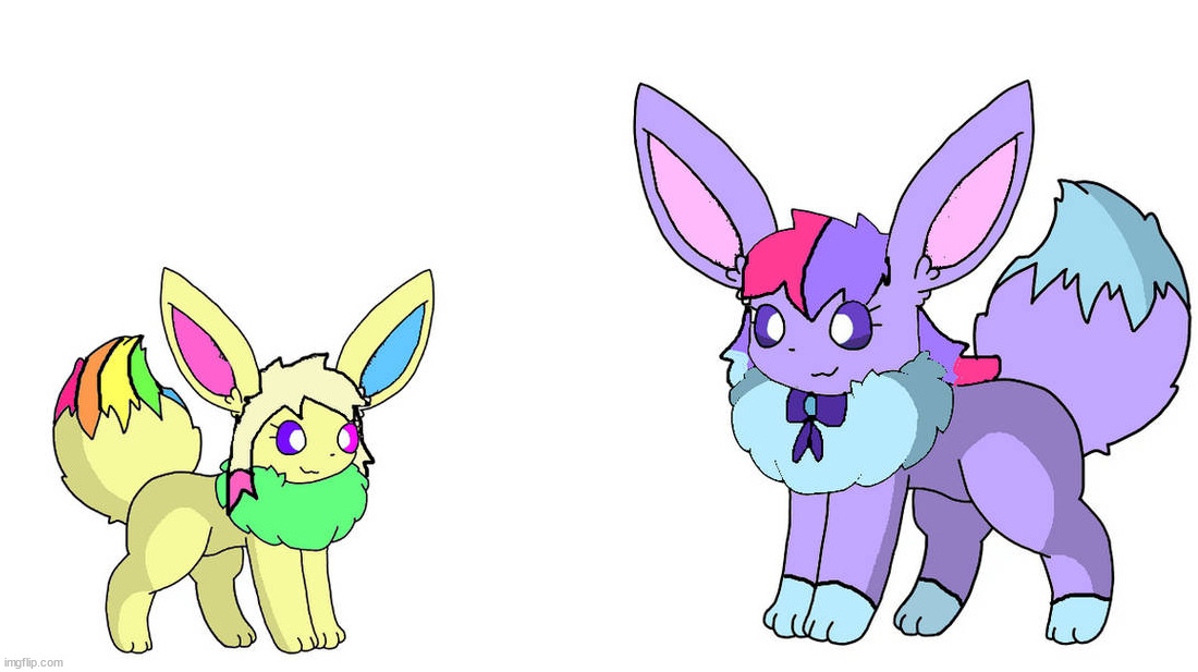 LMAOOO i used to ship mewvee (if yall rember him) and unicorn eevee (if yall remember her) and i made fanchilds | made w/ Imgflip meme maker