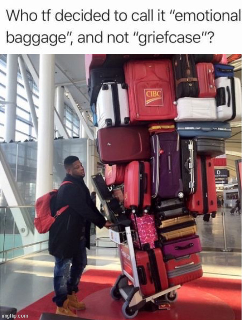 Baggage | image tagged in baggage | made w/ Imgflip meme maker
