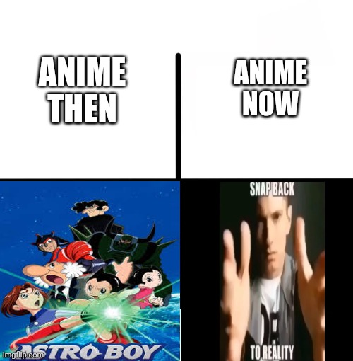 Anime nowadays - Imgflip