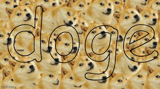 transparent text is fun :D | doge | image tagged in memes,multi doge | made w/ Imgflip meme maker