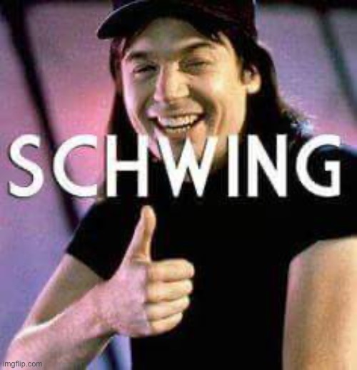 Schwing | image tagged in schwing | made w/ Imgflip meme maker