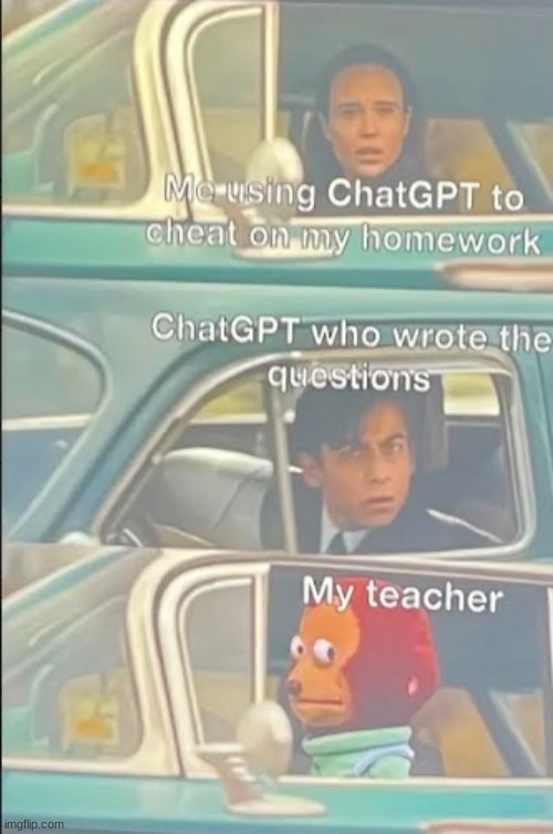 Talk about a plot twist | image tagged in chatgpt,homework | made w/ Imgflip meme maker