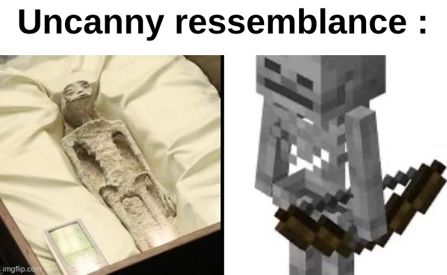 Uncanny ressemblance : | made w/ Imgflip meme maker