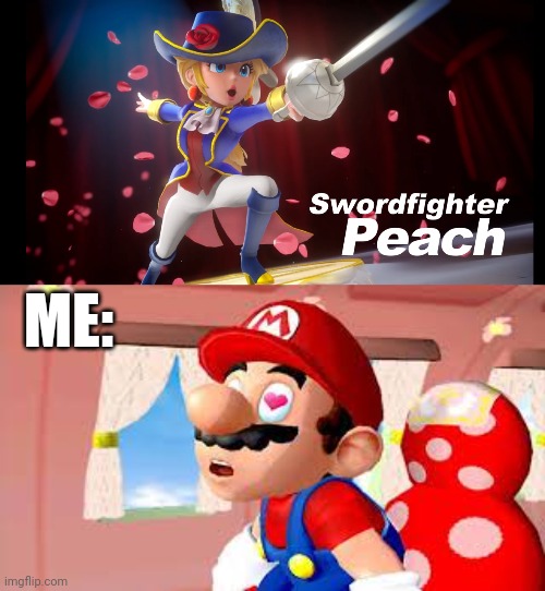I AM SO READY FOR THIS GAME! | ME: | image tagged in princess peach,super mario,nintendo,video games | made w/ Imgflip meme maker