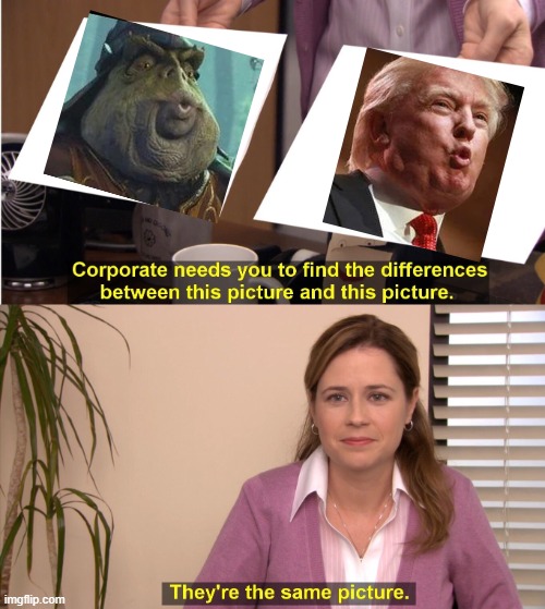 Boss Trump | image tagged in memes,they're the same picture | made w/ Imgflip meme maker