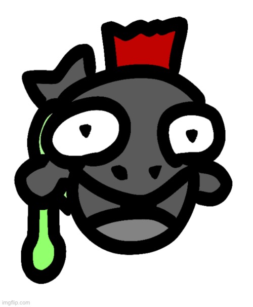 smallfry staring intently at the camera (also should i draw something having to do with phantom (my oc) idk) | made w/ Imgflip meme maker