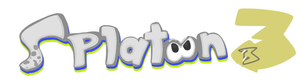 High Quality Splatoon logo 3 Blank Meme Template