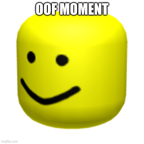 Roblox Oof | OOF MOMENT | image tagged in roblox oof | made w/ Imgflip meme maker